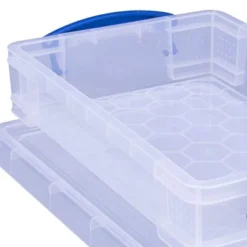Really Useful Box 4 Liter Plastic Stackable Storage Container W/ Snap Lid & Built-In Clip Lock Handles For Home & Office Organization, Clear (4 Pack) 7 Really Useful Box 4 Liter Plastic Stackable Storage Container W/ Snap Lid & Built-In Clip Lock Handles For Home & Office Organization, Clear (4 Pack) -Storage Specialty Store GUEST ab881e94 644d 4c3e bd9e 518559242e0f 1
