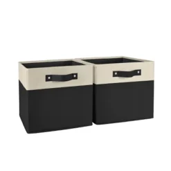 2pc Kids' 10.5" Two-Toned Folding Storage Bin Set - RiverRidge Home -Storage Specialty Store GUEST b0cd9c0c 2716 47bb 9142 06532c147172