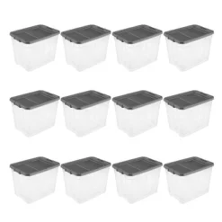 Sterilite 108 Qt. Clear Stacker Storage Container Tote W/ Latching Lid 14 Sterilite 108 Qt. Clear Stacker Storage Container Tote W/ Latching Lid -Storage Specialty Store GUEST b14b7e1e d443 4433 9083 61dfd7ec964f