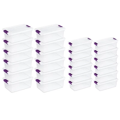 Sterilite 15 Quart Clear Plastic Storage Container Tote, 12 Pack, And 6 Quart Clear Plastic Storage Container Tote, 12 Pack For Household Organization 1 Sterilite 15 Quart Clear Plastic Storage Container Tote, 12 Pack, And 6 Quart Clear Plastic Storage Container Tote, 12 Pack For Household Organization