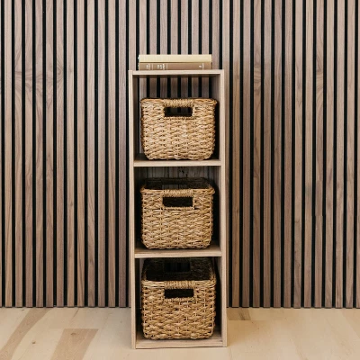 35.43" Piperton 3 Cube Organizer Natural - Signature Design By Ashley 8 35.43" Piperton 3 Cube Organizer Natural - Signature Design By Ashley - Image 8