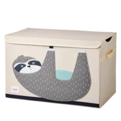 3 Sprouts Collapsible Toy Chest Storage Bin With Lid And Bookshelf Rack For Baby And Toddler Bedroom Or Playroom, Sloth Print Design -Storage Specialty Store GUEST b5607d14 8ee3 49f3 b9b3 a2c6f4964b61