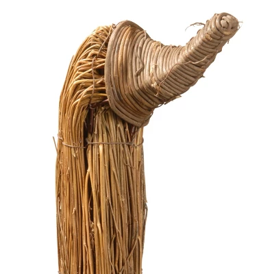 Country Goose Basket Brown 21" - National Tree Company 2 Country Goose Basket Brown 21" - National Tree Company - Image 2