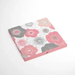 Bacati - Watercolor Floral Coral/Gray Fabric Storage Box/Tote Small -Storage Specialty Store GUEST b94430a0 30ba 48e2 ac31 b0dca56fc447