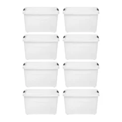 IRIS 8pk Stack And Pull Storage Box Natural -Storage Specialty Store GUEST bcfdf3c7 f174 4063 977a ac572ac5342c