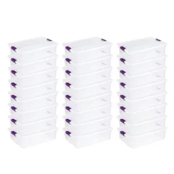 Sterilite 32 Quart Clear View Stacking Storage Tote Container With Latching Lid For Home & Office Organization And Storage Solution -Storage Specialty Store GUEST c4b171c8 fc9d 45c7 97d5 8daff4543f56