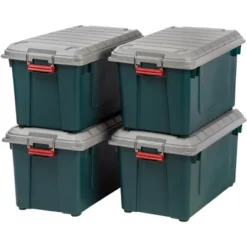 IRIS USA Heavy Duty Plastic Storage Tote With Lids -Storage Specialty Store GUEST c55e8402 fa10 4515 99e3 2e7a2ce819fc