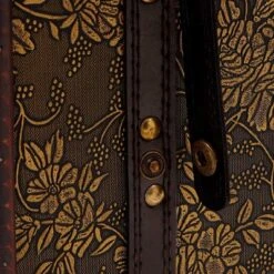 Okuna Outpost Wooden 4 Bottles Travel Wine For Storage Storage Bar Accessory, Flower Pattern, 8 X 8.5 X 13.8 In -Storage Specialty Store GUEST c6d6eb48 de27 484b a958 2bbe1efc999d