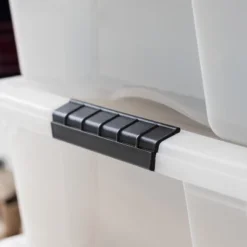 IRIS USA Plastic Storage Bin With Lid And Secure Latching Buckles -Storage Specialty Store GUEST c9ed6482 b01b 4d51 96b6 23ebd47d2946