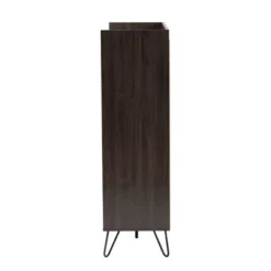 Baldor Wood 3 Door Shoe Cabinet Dark Brown - Baxton Studio -Storage Specialty Store GUEST caa7e34f 48ed 4948 92e3 fb6159c06c53