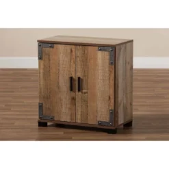 2 Door Cyrille Wood Shoe Cabinet Brown - Baxton Studio 15 2 Door Cyrille Wood Shoe Cabinet Brown - Baxton Studio -Storage Specialty Store GUEST cb35723f 8edd 4b4e 9899 0fea05865a02