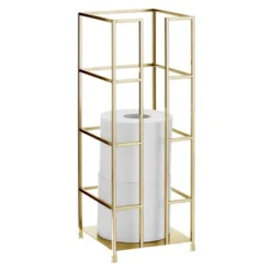 MDesign Metal Toilet Paper 3-Jumbo Roll Storage Reserve Tower Stand -Storage Specialty Store GUEST ccc132a6 817c 4c0b a180 672acf6c66f2
