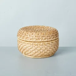Woven Basket With Lid Natural - Hearth & Hand™ With Magnolia -Storage Specialty Store GUEST cd13636c be60 427b b7e0 6ad52733400f