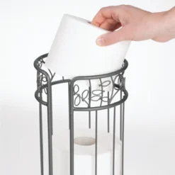 MDesign Decorative Metal Toilet Paper Storage Holder Stand, 3 Rolls -Storage Specialty Store GUEST cda706e7 2edb 4598 b97e 76fdac393e24
