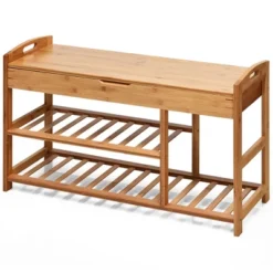 Costway 3-Tier Bamboo Shoe Bench Entryway Storage Rack Organizer Home Hallway BrownNature 21 Costway 3-Tier Bamboo Shoe Bench Entryway Storage Rack Organizer Home Hallway BrownNature -Storage Specialty Store GUEST ce085d6f c34e 468e 8fdd 7ace618b7673