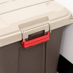 IRIS 82qt Store-It-All Container With Buckles Black/Red 9 IRIS 82qt Store-It-All Container With Buckles Black/Red -Storage Specialty Store GUEST d024d2e2 3849 4bc7 9915 482c54486d38