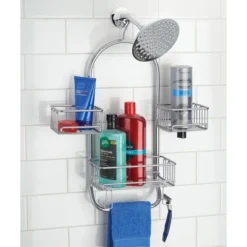 MDesign Metal Large Bath Tub & Shower Caddy, Hanging Storage Organizer -Storage Specialty Store GUEST d2d554a2 2d4e 496f 8847 31455aafebcc