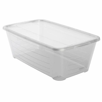 Life Story 6 Quart Rectangular Clear Plastic Protective Storage Shoe Box, 8 Pack 4 Life Story 6 Quart Rectangular Clear Plastic Protective Storage Shoe Box, 8 Pack - Image 4