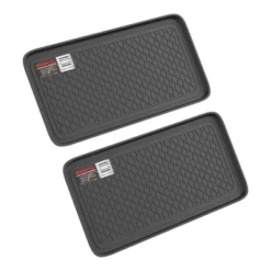 Fleming Supply All-Weather Large Plastic Boot Tray For Indoor And Outdoor Use – Set Of 2, Black -Storage Specialty Store GUEST d6a2b17a 6b66 451b 9107 ff0806b457f9 1