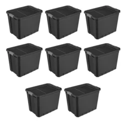Sterilite Storage System Solution With 27 Gallon Heavy Duty Stackable Storage Box Container Totes With Grey Latching Lid For Home Organization -Storage Specialty Store GUEST d7457871 566f 4d5d 94c5 372906ae9b15