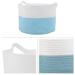 Home-Complete XL Woven Rope Basket -Storage Specialty Store GUEST d9174e57 42fd 4a8c 8d7f 482bfd9f9131