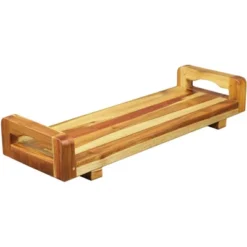 29"x5" Eleganto Teak Wood Bathtub Storage Caddy Natural - EcoDecors 9 29"x5" Eleganto Teak Wood Bathtub Storage Caddy Natural - EcoDecors -Storage Specialty Store GUEST dcab7c6d 2b8b 420a ab10 d7b335a6ea4d