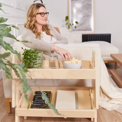 ECR4Kids Adjustable Stacking Shelf With Full Edge, Bookcase 3 ECR4Kids Adjustable Stacking Shelf With Full Edge, Bookcase - Image 3