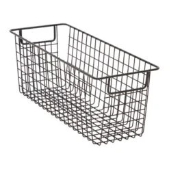 Farmlyn Creek 3 Pack Metal Wire Storage Baskets For Shelves, Pantry, Closet, Long Narrow Organizer Bin, Black, 16 X 6 X 6 In 10 Farmlyn Creek 3 Pack Metal Wire Storage Baskets For Shelves, Pantry, Closet, Long Narrow Organizer Bin, Black, 16 X 6 X 6 In -Storage Specialty Store GUEST ddcb1578 bb99 4b72 ac01 dde7950d2092