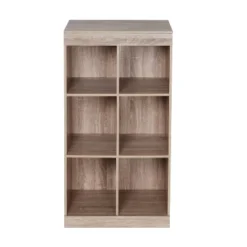 Honey-Can-Do 6 Compartment Divided Cube Cabinet Oak -Storage Specialty Store GUEST deba372b bbb8 4dd6 9d6e 5281de70f087