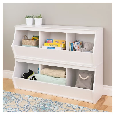 Fremont Entryway Storage Cubbie - 6 Bin - White - Prepac 2 Fremont Entryway Storage Cubbie - 6 Bin - White - Prepac - Image 2