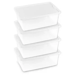 Homz 12-Quart Snaplock Clear Plastic Storage Tote Container Bin With Secure Lid And Handles For Home And Office Organization (8 Pack) 6 Homz 12-Quart Snaplock Clear Plastic Storage Tote Container Bin With Secure Lid And Handles For Home And Office Organization (8 Pack) -Storage Specialty Store GUEST e385a6fe e0b7 46c0 a45a 4c46d1b14dec