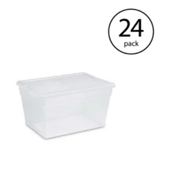 Storage Specialty Store 36 Sterilite Plastic Stacking Storage Container With Latching Lid For Seasonal Decorations And Space Saving Organization
