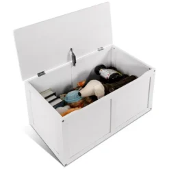 Costway Wooden Kids Toy Storage Box Sitting Top Chest Organizer Large Bin Boys & Girls -Storage Specialty Store GUEST e70d0cc3 61c9 4c3d 9f60 69c298875525