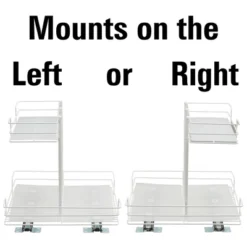 Household Essentials Double-Sided Pantry Organizer White -Storage Specialty Store GUEST e749bb04 f60b 4eb9 b1ed ecf942fb536e