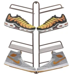 MDesign Metal Shoe Display & Storage Rack, 4 Tier, Wall Mount -Storage Specialty Store GUEST e7e72ea2 63ba 4a7b 8803 bccd233dde4f