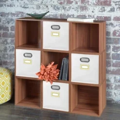 Niche Cubo 4pk Foldable Fabric Storage Bin With Label Holder White -Storage Specialty Store GUEST eceec55b cc65 442b 807d fb8493bb7261