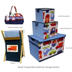 Bacati - Transportation Storage Box Large -Storage Specialty Store GUEST ed03a82f 4e8b 44da ba36 0e1acb4c4f17