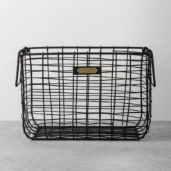 Wire Storage Basket Black - Hearth & Hand With Magnolia 10 Wire Storage Basket Black - Hearth & Hand With Magnolia -Storage Specialty Store GUEST efe86eae 04b3 4a40 b0c6 ffcdb651f04d