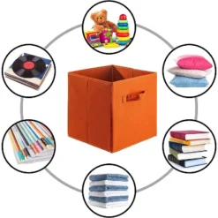 Sorbus 6pk Home Storage Bundle - Drawer And Closet Bins Purple Green Orange -Storage Specialty Store GUEST f218a2e6 9abf 4f5c 8aef ef838e7bf95e