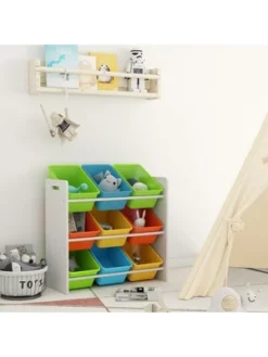 Year Color White Toy Cubes Storage Organizer For Kids, Classroom, Playroom, Daycare, Nursery With 9 Colorful Storage Bins 8 Year Color White Toy Cubes Storage Organizer For Kids, Classroom, Playroom, Daycare, Nursery With 9 Colorful Storage Bins -Storage Specialty Store GUEST f608d5a7 0044 475b a416 452c8b89f8fd