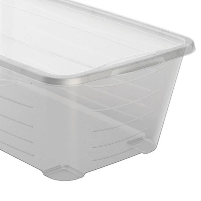 Life Story 6 Qt Rectangular Clear Plastic Protective Storage Shoe Box, 12 Pack 3 Life Story 6 Qt Rectangular Clear Plastic Protective Storage Shoe Box, 12 Pack - Image 3