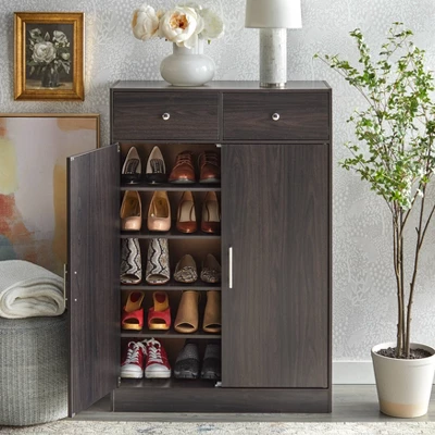 Seth 5 Shelf Shoe Cabinet - Buylateral 2 Seth 5 Shelf Shoe Cabinet - Buylateral - Image 2