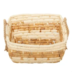 Set Of 3 Contemporary Sea Grass Storage Baskets Brown - Olivia & May 9 Set Of 3 Contemporary Sea Grass Storage Baskets Brown - Olivia & May -Storage Specialty Store GUEST f989733c 504c 474a 8c86 0deec0680382