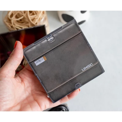 Ukonic Halo UNSC Ammo Crate Tin Storage Box Cube Organizer With Lid | 4 Inches 5 Ukonic Halo UNSC Ammo Crate Tin Storage Box Cube Organizer With Lid | 4 Inches - Image 5